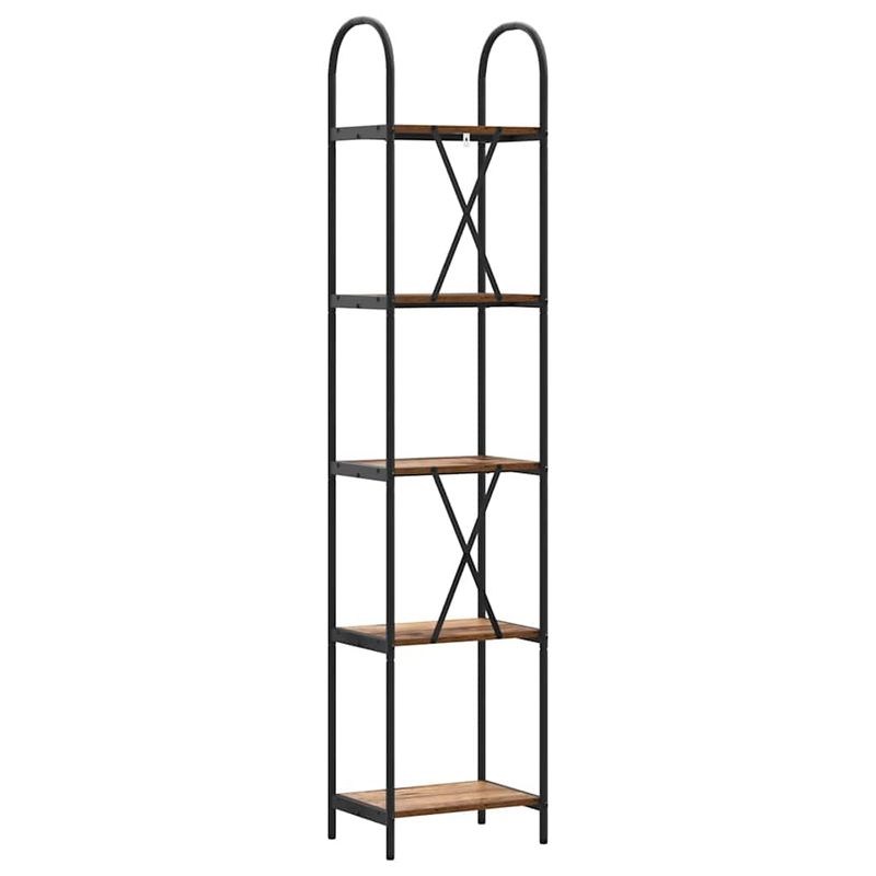 Casa si Gradina - Mobilier - Biblioteci si rafturi - Biblioteci - Raft pentru carti Lemn vechi 40 x 30 x 183 cm Lemn compozit - Infinity.ro