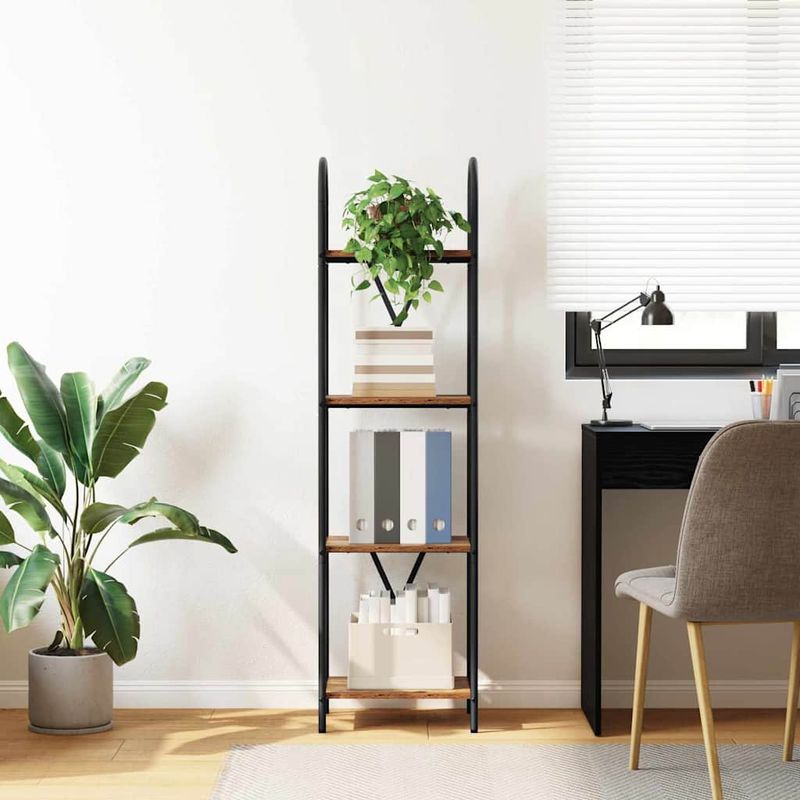Casa si Gradina - Mobilier - Biblioteci si rafturi - Biblioteci - Raft pentru carti Lemn vechi 40 x 30 x 146 cm Lemn compozit - Infinity.ro