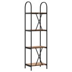 Casa si Gradina - Mobilier - Biblioteci si rafturi - Biblioteci - Raft pentru carti Lemn vechi 40 x 30 x 146 cm Lemn compozit - Infinity.ro