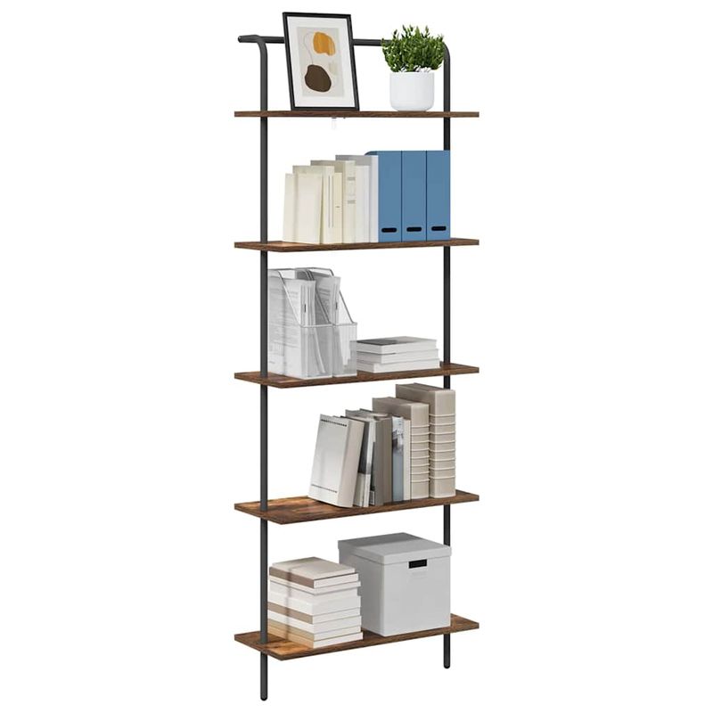 Casa si Gradina - Mobilier - Biblioteci si rafturi - Biblioteci - Raft pentru carti Stejar afumat 60 x 24 x 168 cm Lemn compozit - Infinity.ro