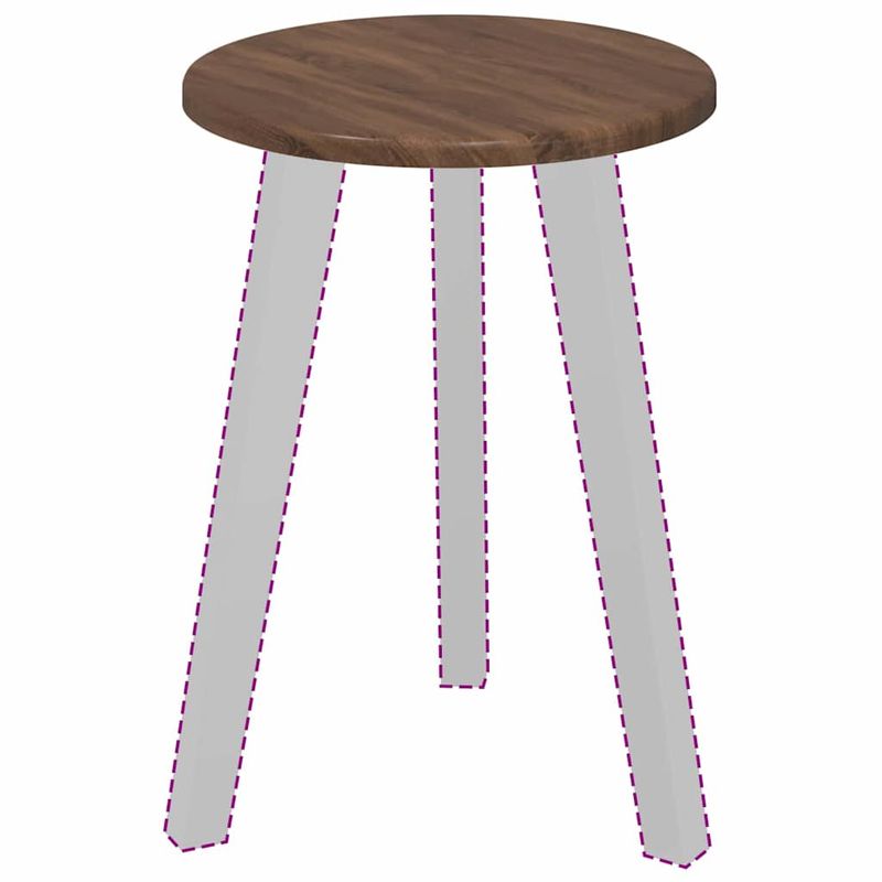 Casa si Gradina - Constructii - Lemn constructii - Placi lemn - Placa de masa Stejar brun 30 x 30 x 1.5 cm Lemn compozit - Infinity.ro