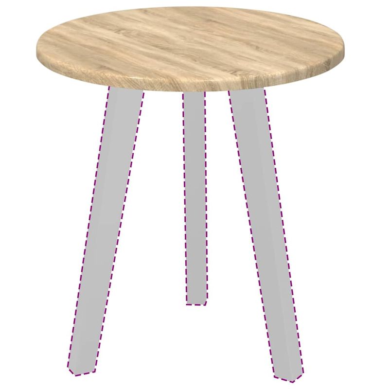 Casa si Gradina - Constructii - Lemn constructii - Placi lemn - Placa de masa Stejar sonoma 40 x 40 x 1.5 cm Lemn compozit - Infinity.ro