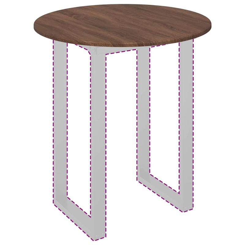 Casa si Gradina - Constructii - Lemn constructii - Placi lemn - Placa de masa Stejar brun 70 x 70 x 1.5 cm Lemn compozit - Infinity.ro