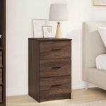 Casa si Gradina - Mobilier - Comode si corpuri - Noptiere - Noptiera Stejar brun 38 x 38 x 66 cm Lemn compozit - Infinity.ro