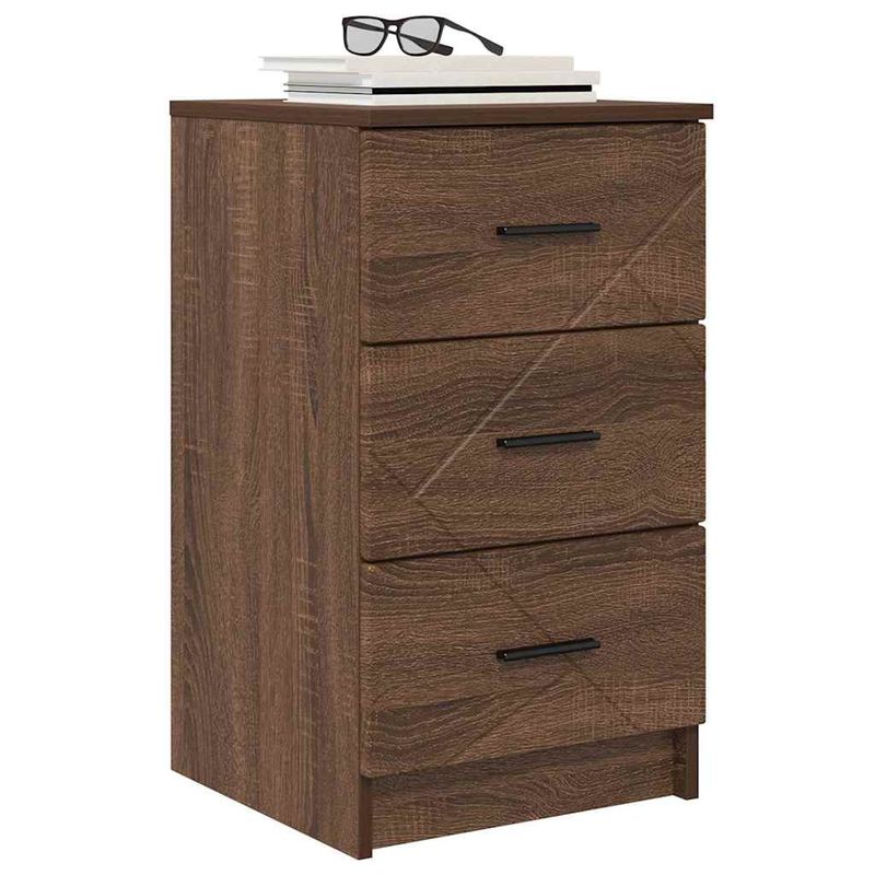 Casa si Gradina - Mobilier - Comode si corpuri - Noptiere - Noptiera Stejar brun 38 x 38 x 66 cm Lemn compozit - Infinity.ro