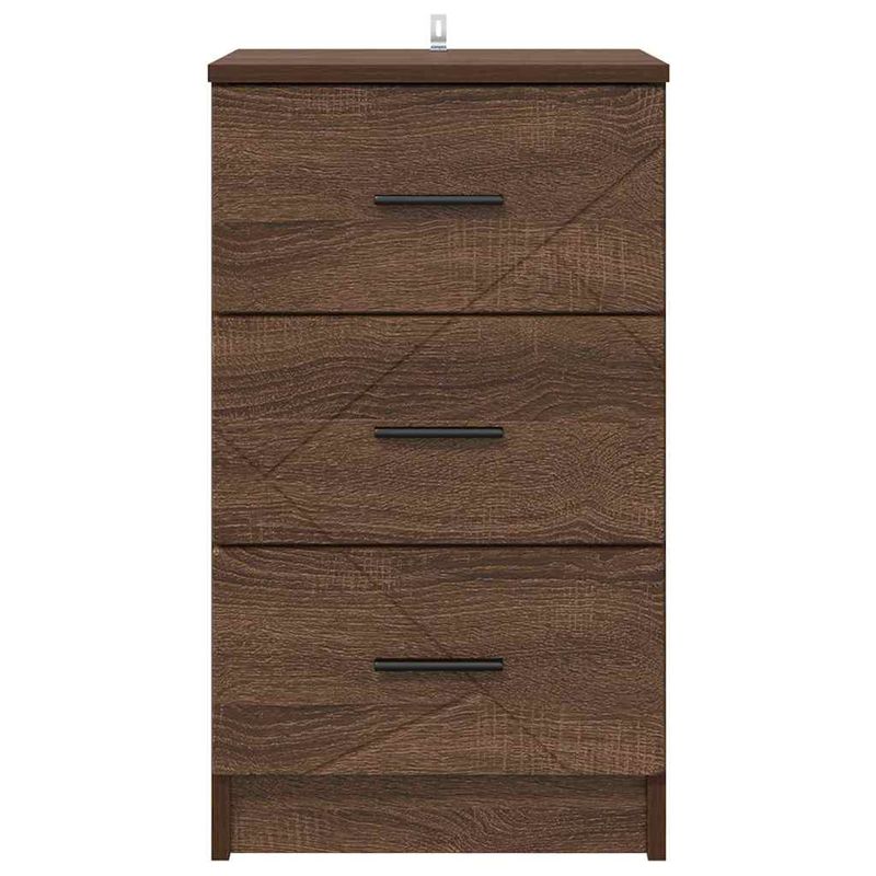 Casa si Gradina - Mobilier - Comode si corpuri - Noptiere - Noptiera Stejar brun 38 x 38 x 66 cm Lemn compozit - Infinity.ro