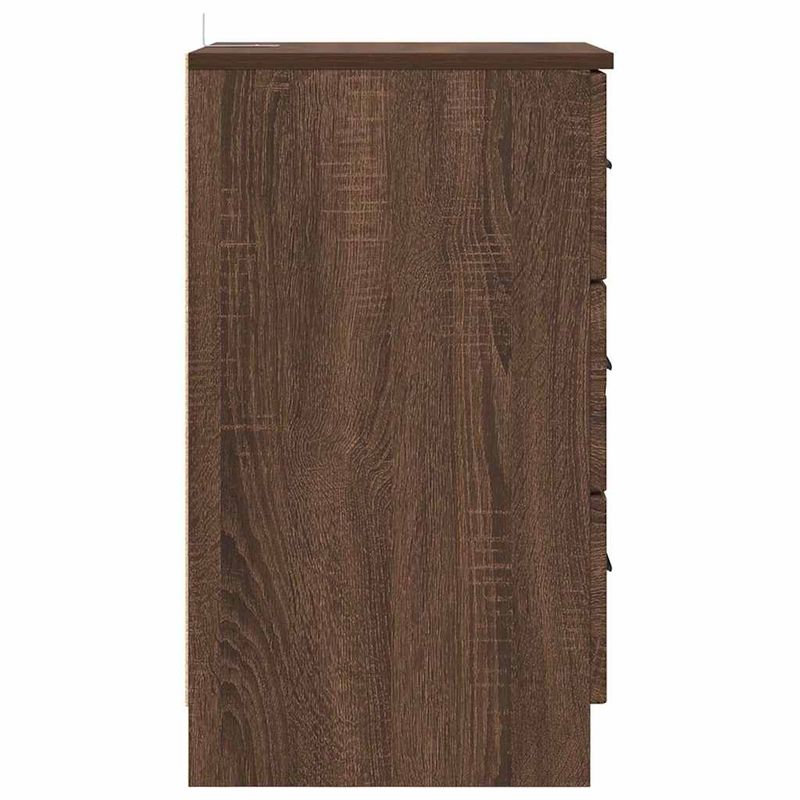 Casa si Gradina - Mobilier - Comode si corpuri - Noptiere - Noptiera Stejar brun 38 x 38 x 66 cm Lemn compozit - Infinity.ro