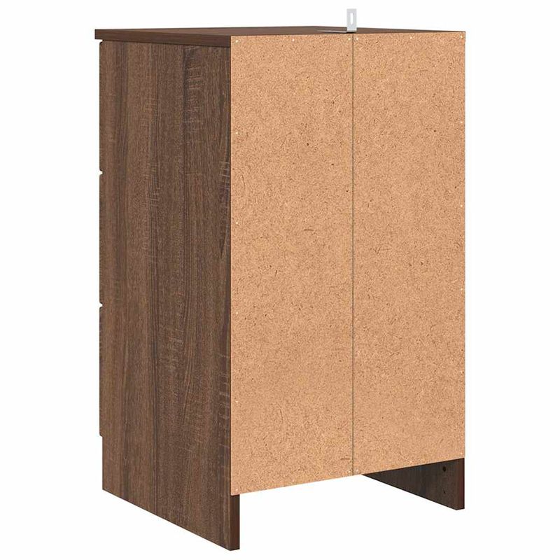 Casa si Gradina - Mobilier - Comode si corpuri - Noptiere - Noptiera Stejar brun 38 x 38 x 66 cm Lemn compozit - Infinity.ro