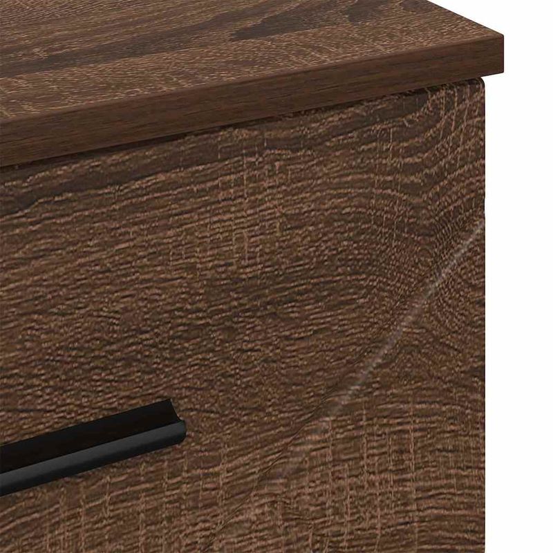 Casa si Gradina - Mobilier - Comode si corpuri - Noptiere - Noptiera Stejar brun 38 x 38 x 66 cm Lemn compozit - Infinity.ro