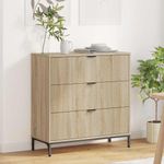 Casa si Gradina - Mobilier - Comode si corpuri - Comode - Bufet cu sertar Stejar sonoma 79.5 x 33 x 82 cm Lemn compozit - Infinity.ro