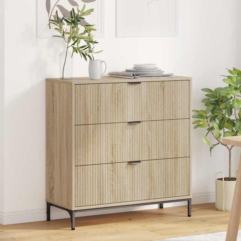 Casa si Gradina - Mobilier - Comode si corpuri - Comode - Bufet cu sertar Stejar sonoma 79.5 x 33 x 82 cm Lemn compozit - Infinity.ro