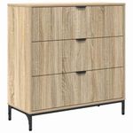 Casa si Gradina - Mobilier - Comode si corpuri - Comode - Bufet cu sertar Stejar sonoma 79.5 x 33 x 82 cm Lemn compozit - Infinity.ro