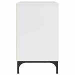 Casa si Gradina - Mobilier - Comode si corpuri - Noptiere - Noptiera Alb foarte lucios 63.5 x 36 x 61 cm Lemn compozit - Infinity.ro