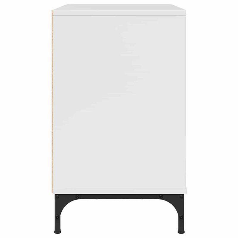 Casa si Gradina - Mobilier - Comode si corpuri - Noptiere - Noptiera Alb foarte lucios 63.5 x 36 x 61 cm Lemn compozit - Infinity.ro