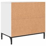Casa si Gradina - Mobilier - Comode si corpuri - Noptiere - Noptiera Alb foarte lucios 63.5 x 36 x 61 cm Lemn compozit - Infinity.ro