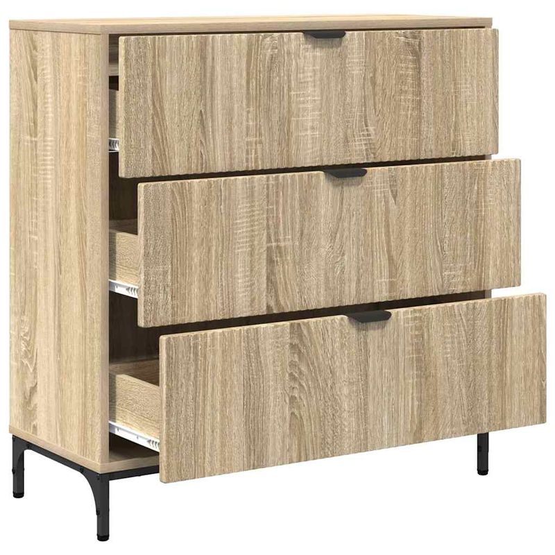 Casa si Gradina - Mobilier - Comode si corpuri - Comode - Bufet cu sertar Stejar sonoma 79.5 x 33 x 82 cm Lemn compozit - Infinity.ro