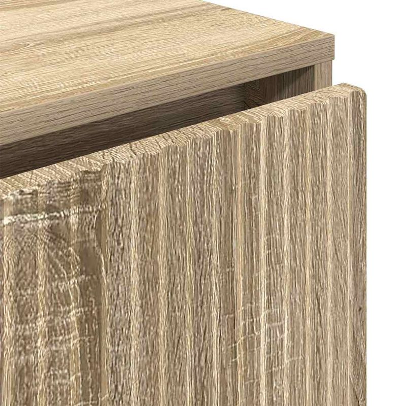 Casa si Gradina - Mobilier - Comode si corpuri - Comode - Bufet cu sertar Stejar sonoma 79.5 x 33 x 82 cm Lemn compozit - Infinity.ro