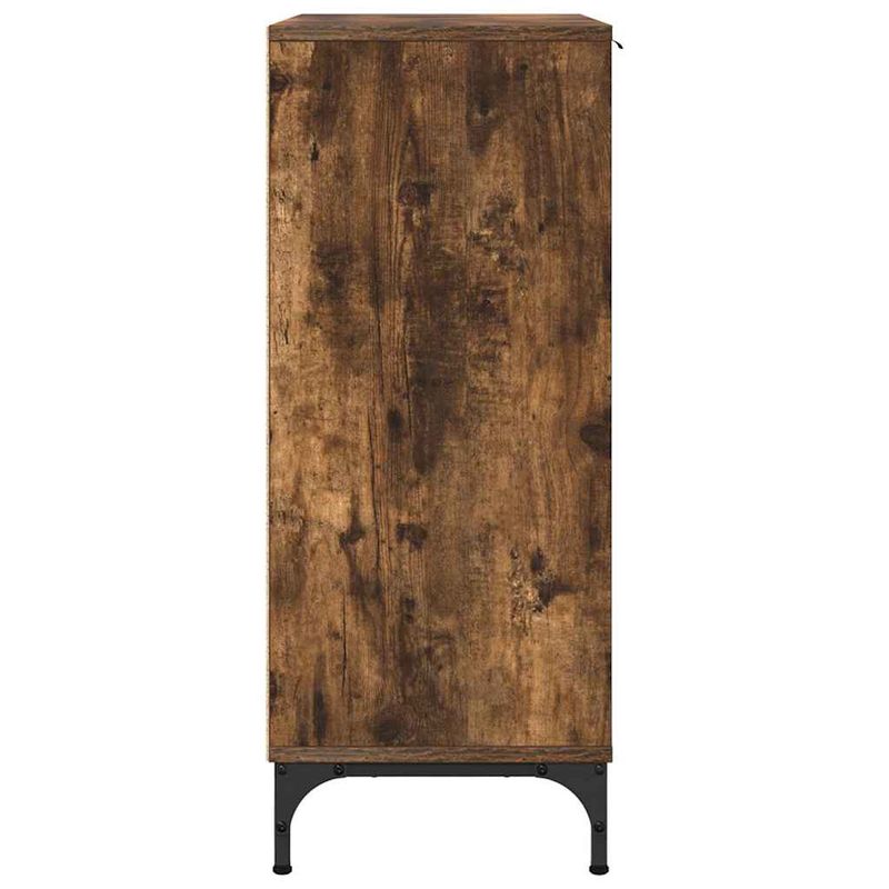 Casa si Gradina - Mobilier - Comode si corpuri - Comode - Bufet cu sertar Stejar afumat 89.5 x 33 x 82 cm Lemn compozit - Infinity.ro