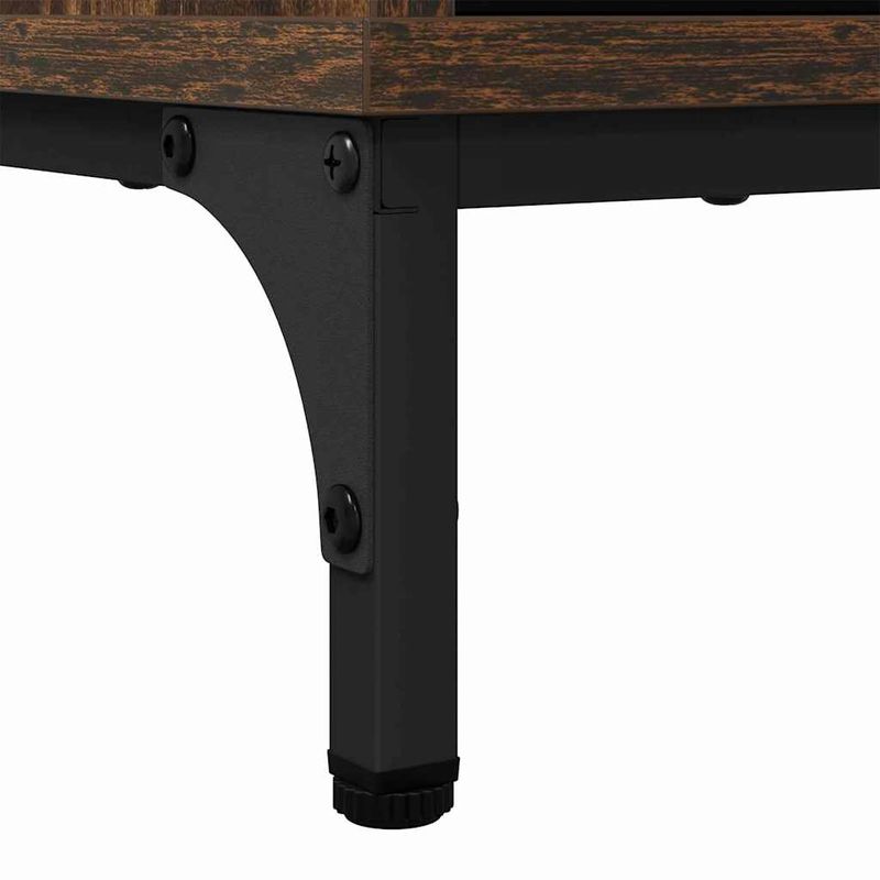 Casa si Gradina - Mobilier - Comode si corpuri - Comode - Bufet cu sertar Stejar afumat 89.5 x 33 x 82 cm Lemn compozit - Infinity.ro
