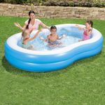 Casa si Gradina - Gradina si terasa - Piscine si accesorii - Piscine - Bestway Piscina Big Lagoon Family Pool, 262x157x46 cm - Infinity.ro