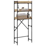 Electronice si Electrocasnice - Masini de spalat vase - Accesorii masini de spalat vase - Raft pentru masina de spalat 67 x 25 x 163 cm Lemn compozit - Infinity.ro