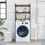 Electronice si Electrocasnice - Masini de spalat vase - Accesorii masini de spalat vase - Raft pentru masina de spalat 67 x 25 x 163 cm Lemn compozit - Infinity.ro