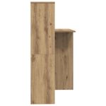 Casa si Gradina - Mobilier - Mese si birouri - Birouri - Birou stejar artizanal 131.5 x 50 x 106.5 cm Lemn compozit - Infinity.ro