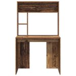 Casa si Gradina - Mobilier - Mese si birouri - Birouri - Birou cu raft Lemn vechi 91 x 50 x 149 cm Lemn compozit - Infinity.ro