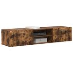 Casa si Gradina - Mobilier - Seturi de mobilier - Seturi living - Cabinet TV cu raft Stejar afumat 150 x 39 x 30 cm Lemn compozit - Infinity.ro