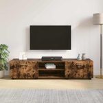 Casa si Gradina - Mobilier - Seturi de mobilier - Seturi living - Cabinet TV cu raft Stejar afumat 150 x 39 x 30 cm Lemn compozit - Infinity.ro