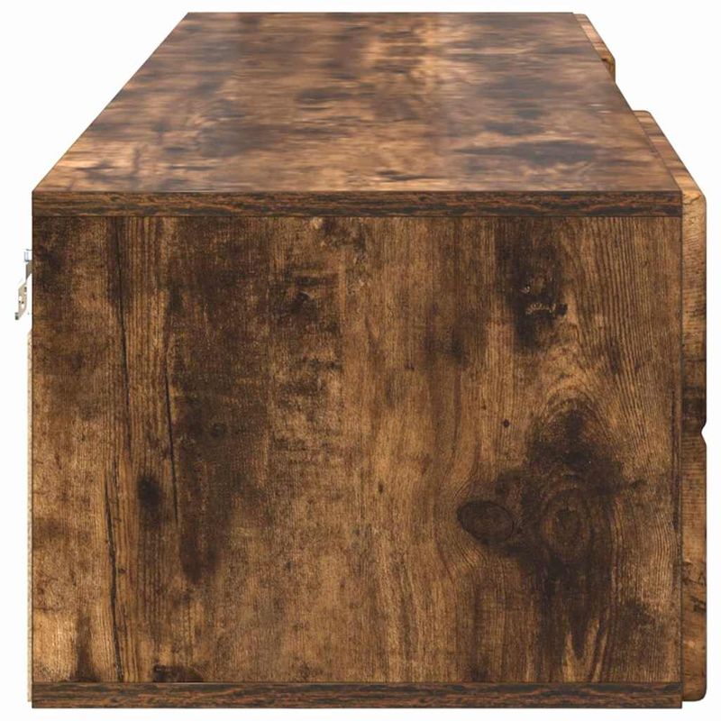 Casa si Gradina - Mobilier - Seturi de mobilier - Seturi living - Cabinet TV cu raft Stejar afumat 150 x 39 x 30 cm Lemn compozit - Infinity.ro