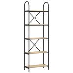 Casa si Gradina - Mobilier - Biblioteci si rafturi - Biblioteci - Raft pentru carti Stejar sonoma 60 x 30 x 183 cm Lemn compozit - Infinity.ro