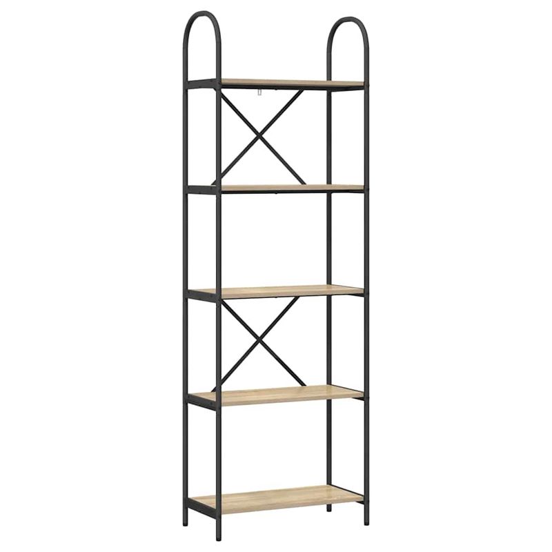 Casa si Gradina - Mobilier - Biblioteci si rafturi - Biblioteci - Raft pentru carti Stejar sonoma 60 x 30 x 183 cm Lemn compozit - Infinity.ro
