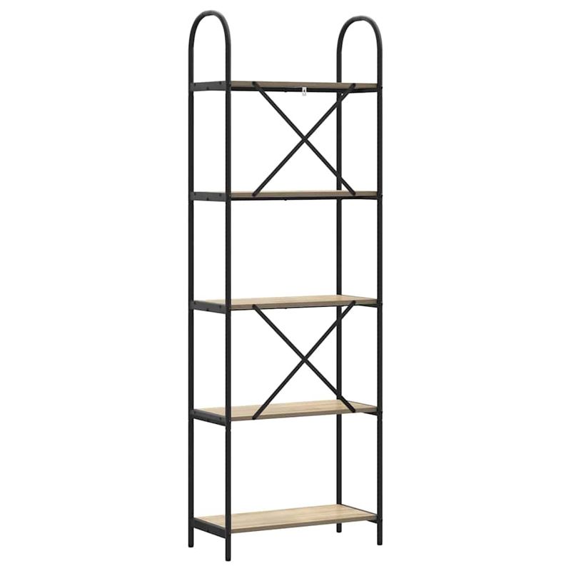 Casa si Gradina - Mobilier - Biblioteci si rafturi - Biblioteci - Raft pentru carti Stejar sonoma 60 x 30 x 183 cm Lemn compozit - Infinity.ro