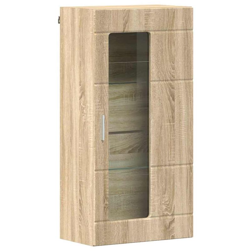 Casa si Gradina - Mobilier - Seturi de mobilier - Seturi living - Cabinet suspendat Stejar sonoma 55 x 29 x 100 cm Lemn compozit - Infinity.ro