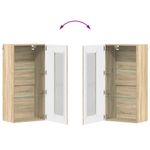 Casa si Gradina - Mobilier - Seturi de mobilier - Seturi living - Cabinet suspendat Stejar sonoma 55 x 29 x 100 cm Lemn compozit - Infinity.ro