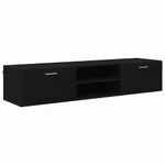 Casa si Gradina - Mobilier - Seturi de mobilier - Seturi living - Cabinet TV cu sertar Negru 150 x 39 x 30 cm Lemn compozit - Infinity.ro