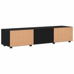 Casa si Gradina - Mobilier - Seturi de mobilier - Seturi living - Cabinet TV cu sertar Negru 150 x 39 x 30 cm Lemn compozit - Infinity.ro
