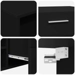 Casa si Gradina - Mobilier - Seturi de mobilier - Seturi living - Cabinet TV cu sertar Negru 150 x 39 x 30 cm Lemn compozit - Infinity.ro