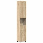 Casa si Gradina - Mobilier - Mobilier baie - Corpuri baie - Dulap de Baie cu usa TULUM Stejar sonoma 37 x 31.5 x 203 cm - Infinity.ro