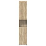 Casa si Gradina - Mobilier - Mobilier baie - Corpuri baie - Dulap de Baie cu usa TULUM Stejar sonoma 37 x 31.5 x 203 cm - Infinity.ro