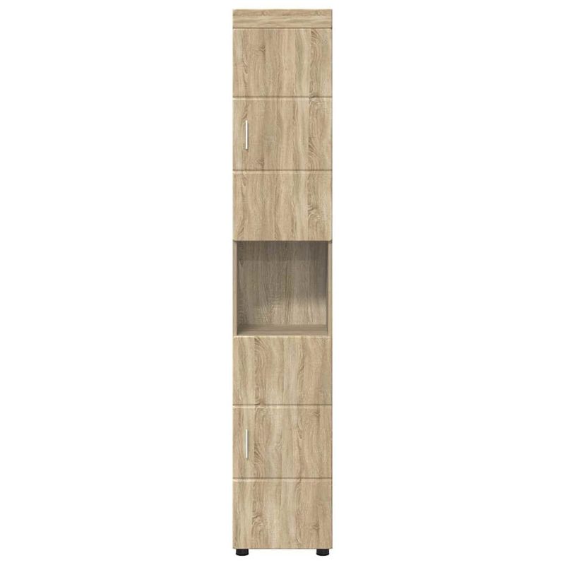 Casa si Gradina - Mobilier - Mobilier baie - Corpuri baie - Dulap de Baie cu usa TULUM Stejar sonoma 37 x 31.5 x 203 cm - Infinity.ro