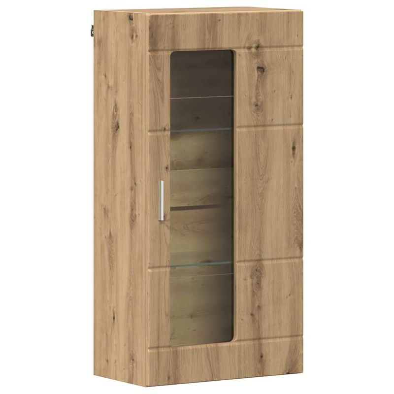 Casa si Gradina - Mobilier - Seturi de mobilier - Seturi living - Cabinet suspendat cu raft stejar artizanal 55 x 29 x 100 cm - Infinity.ro