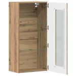 Casa si Gradina - Mobilier - Seturi de mobilier - Seturi living - Cabinet suspendat cu raft stejar artizanal 55 x 29 x 100 cm - Infinity.ro