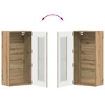 Casa si Gradina - Mobilier - Seturi de mobilier - Seturi living - Cabinet suspendat cu raft stejar artizanal 55 x 29 x 100 cm - Infinity.ro