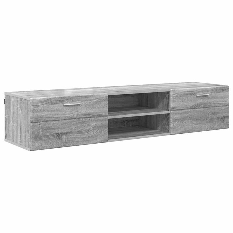 Casa si Gradina - Mobilier - Seturi de mobilier - Seturi living - Cabinet TV cu sertar sonoma gri 150 x 39 x 30 cm Lemn compozit - Infinity.ro