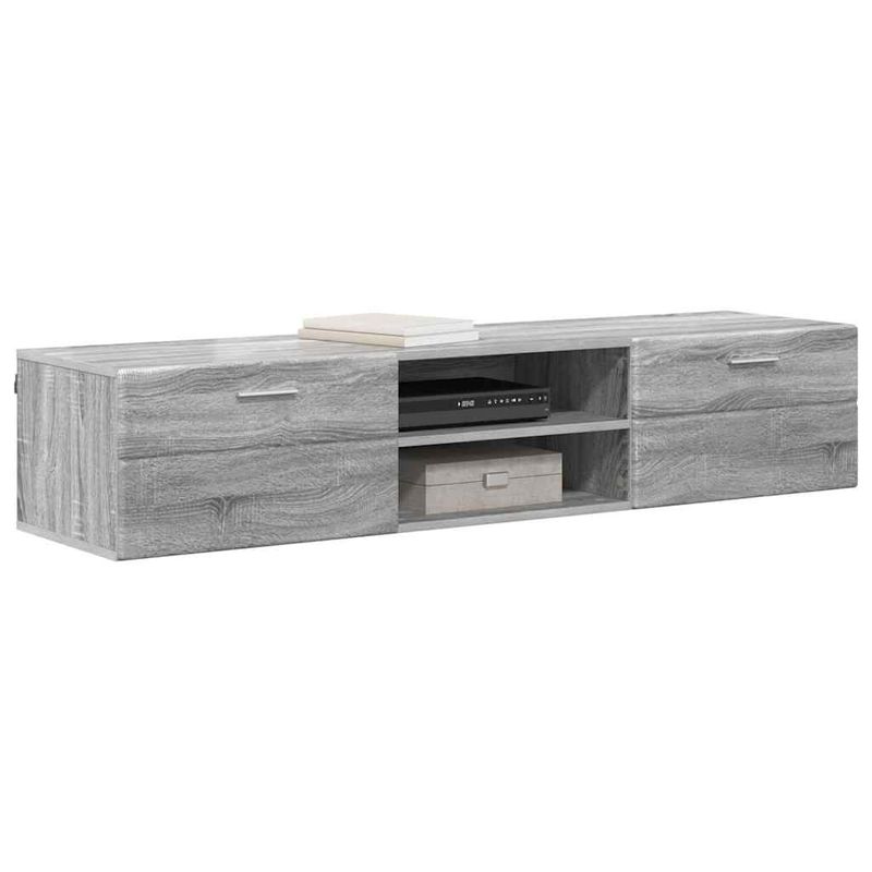 Casa si Gradina - Mobilier - Seturi de mobilier - Seturi living - Cabinet TV cu sertar sonoma gri 150 x 39 x 30 cm Lemn compozit - Infinity.ro