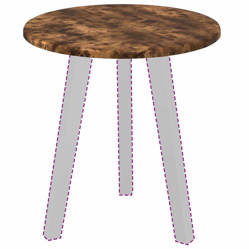 Casa si Gradina - Mobilier - Feronerie si accesorii mobila - Placa de masa Stejar afumat 40 x 40 x 1.5 cm Lemn compozit - Infinity.ro