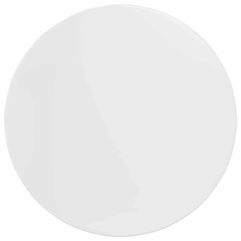 Casa si Gradina - Mobilier - Feronerie si accesorii mobila - Placa de masa Alb foarte lucios 80 x 80 x 1.5 cm Lemn compozit - Infinity.ro