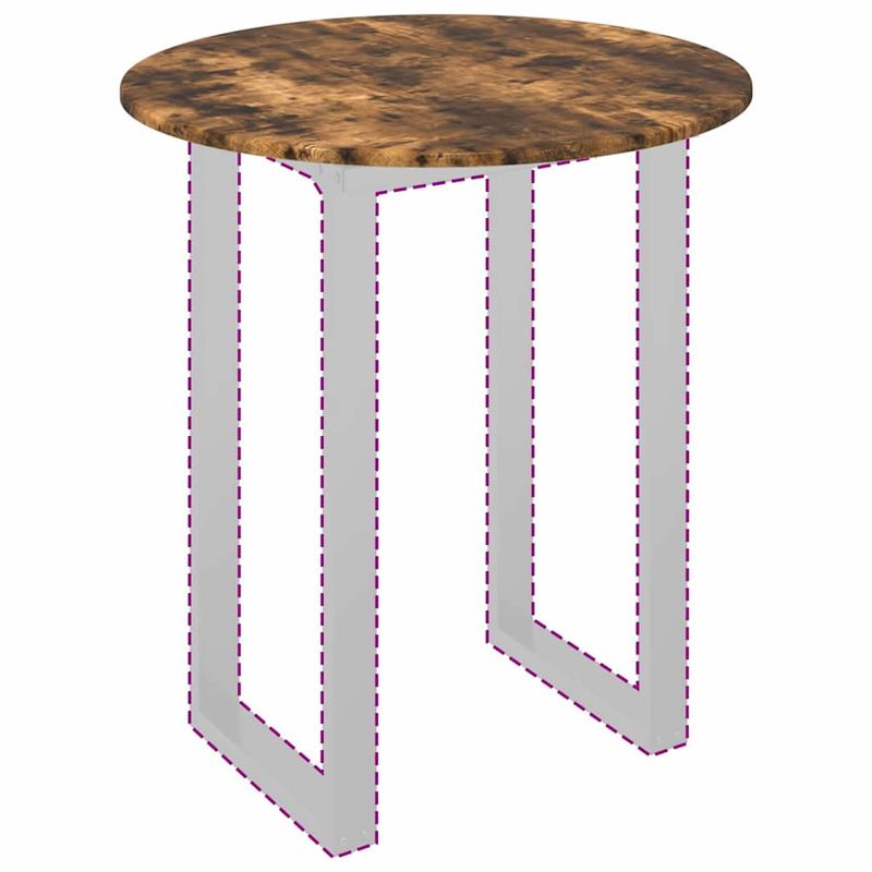 Casa si Gradina - Mobilier - Feronerie si accesorii mobila - Placa de masa Stejar afumat 70 x 70 x 1.5 cm Lemn compozit - Infinity.ro